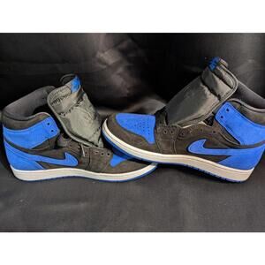 NEW DS Jordan 1 High OG "Royal Reimagined" Suede Size 10 DZ5485-042 Black Blue